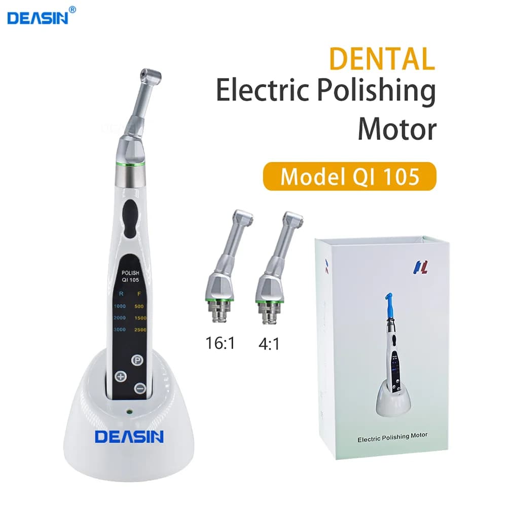 Dental Oral Hygiene Electric Manipula with 4:1 Reduction, Removable Endomotor for Teeth whitening and polishing