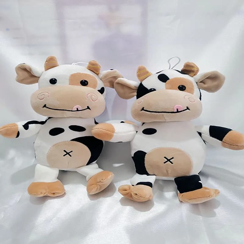 Hot Toys Simpatico Peluche a Forma di Mucca, Bambola in Stoffa del Cinese Zodiaco, Regalo di Capodanno, Regalo di Compleanno per Ragazze
