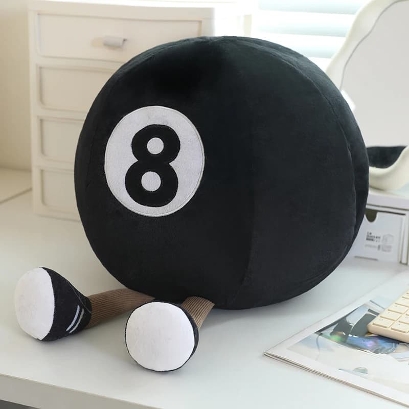 Cuscino Peluche a Forma di Palla per Adulti, Scaldamani, Decorazione per la Casa, Supporto Lombare