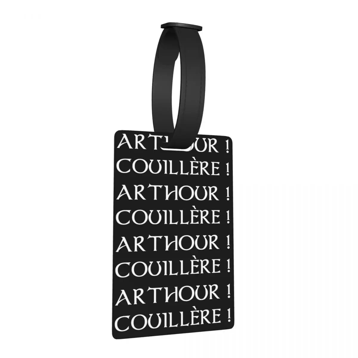 Kaamelott - Couillette dell'arthour! Etichette per bagagli Accessori per valigie Viaggi Simpatico bagaglio Etichetta per imbarco Porta etichette ID Nome Indirizzo