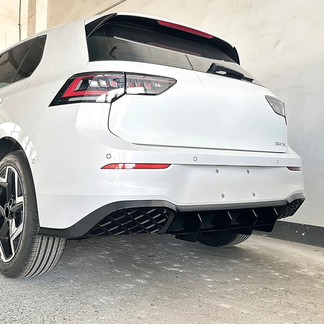 Car Rear Bumper Diffuser Lip Rear Side Splitters Spoiler Lip For Volkswagen Golf 8.5 Rline 2024 2025 Body Kits Tuning