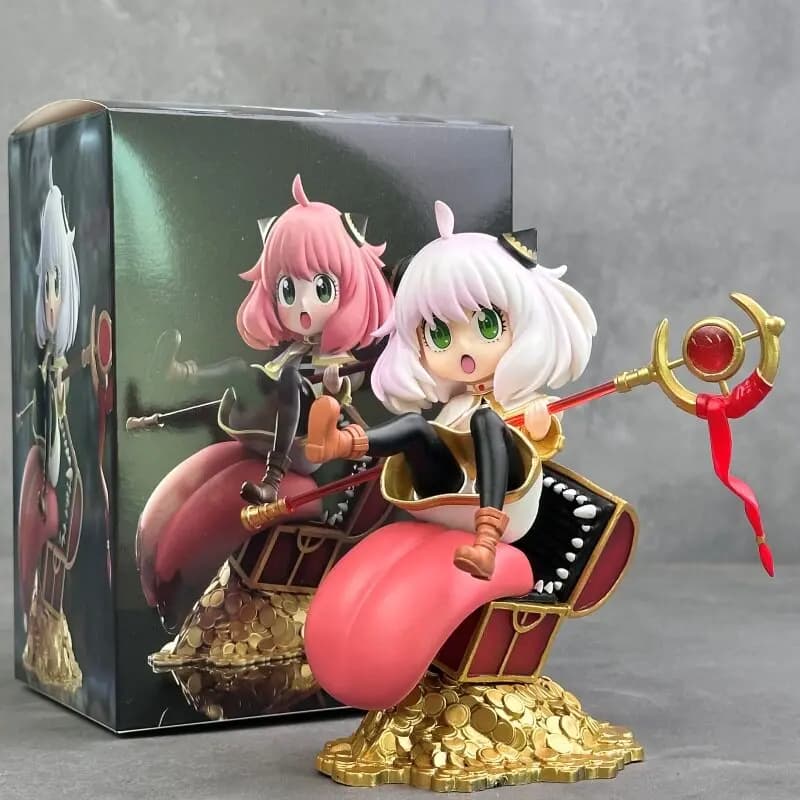 Figurina d'Azione in PVC di Anya Alstreim da 16cm, Spy Family, Collezione Anime, Modellino Decorativo da Scrivania, Regalo di Compleanno