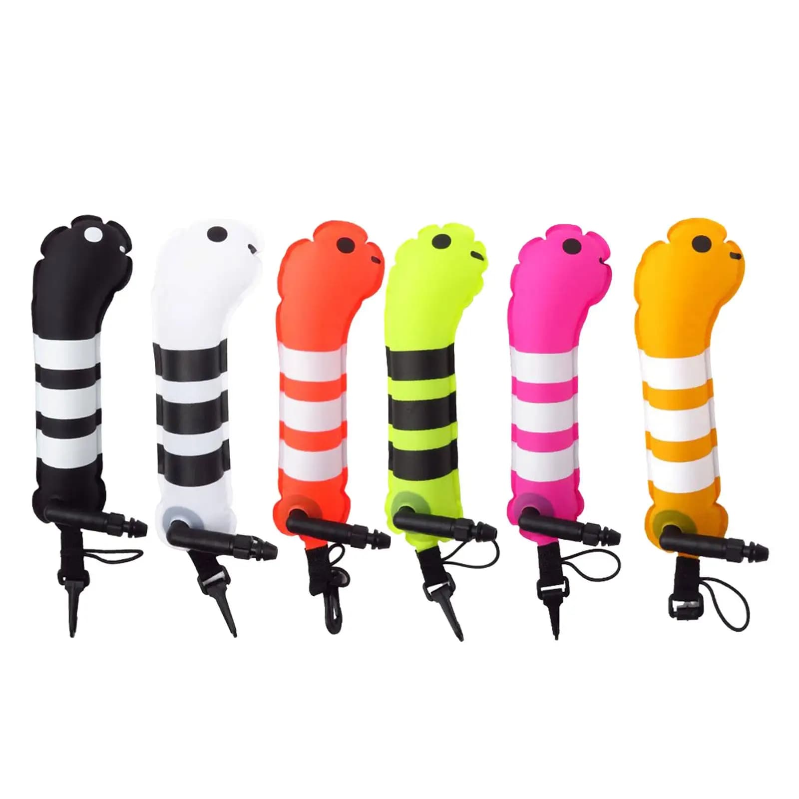 Underwater Reporting Boa (SMB) with Tube, Robusta and Portable, Snorkeling Accessories with Clip, Compact, Single Gift, Inflatable Dive Boa
