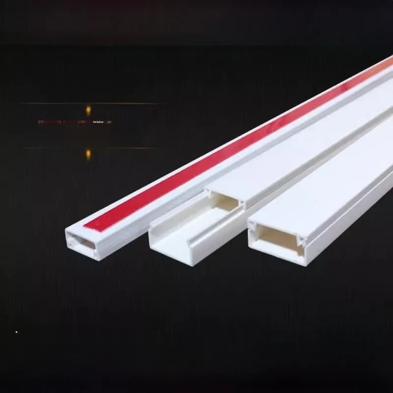 Cassetta Portacavi Decorativa da Parete in PVC da Un Metro per Organizzazione Cavi, Decorazione Domestica Interna