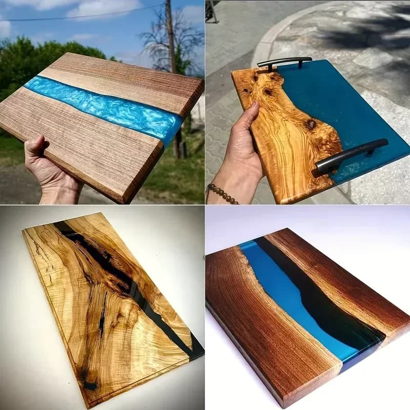 2026New model Extra-Large 60x30cm" Resin Table Mold - DIY Epoxy Casting for Charcuterie Boards, River Coffee Tables & Home Decor