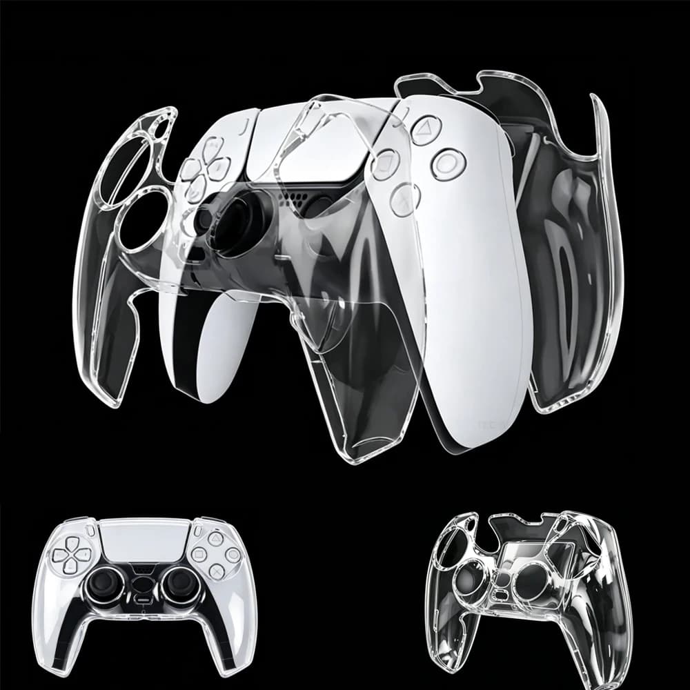 Per controller PS5 DualSense Cover trasparente per PC Custodia protettiva trasparente ultra sottile per accessori di gioco per gamepad PS5