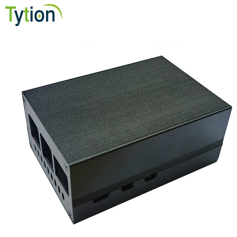 Raspberry Pi 5 Aluminum Alloy Shell Frame Cox Protective Case Heat Sink PWM Speed Control Fan 92 * 63 * 40MM