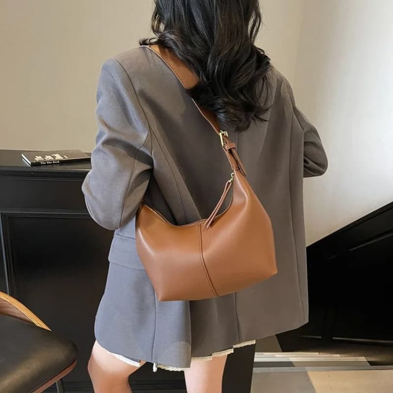 Borsa Elegante di Alta Gamma per Donna, Classica Borsa a Tracolla in Pelle di Design Parigino alla Moda