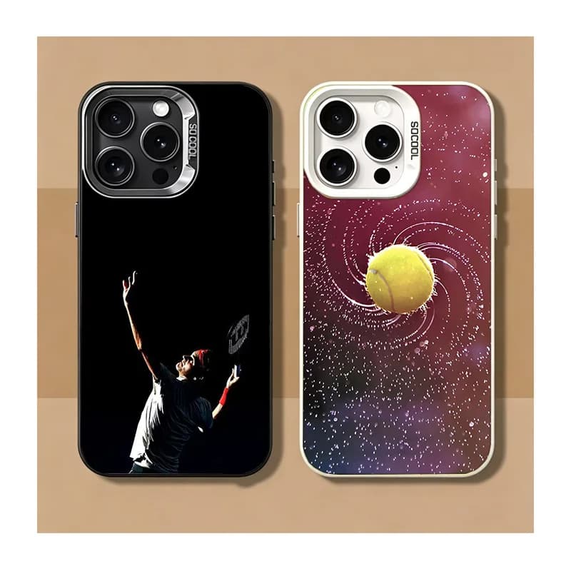 Tennis Racket Tennis Ball Phone Case For iPhone 17 16 15 Pro Max Air 16E 17E 14 Plus 13 Pro 12 Mini 11 XS SE2 SE3 Cover Coque Sh