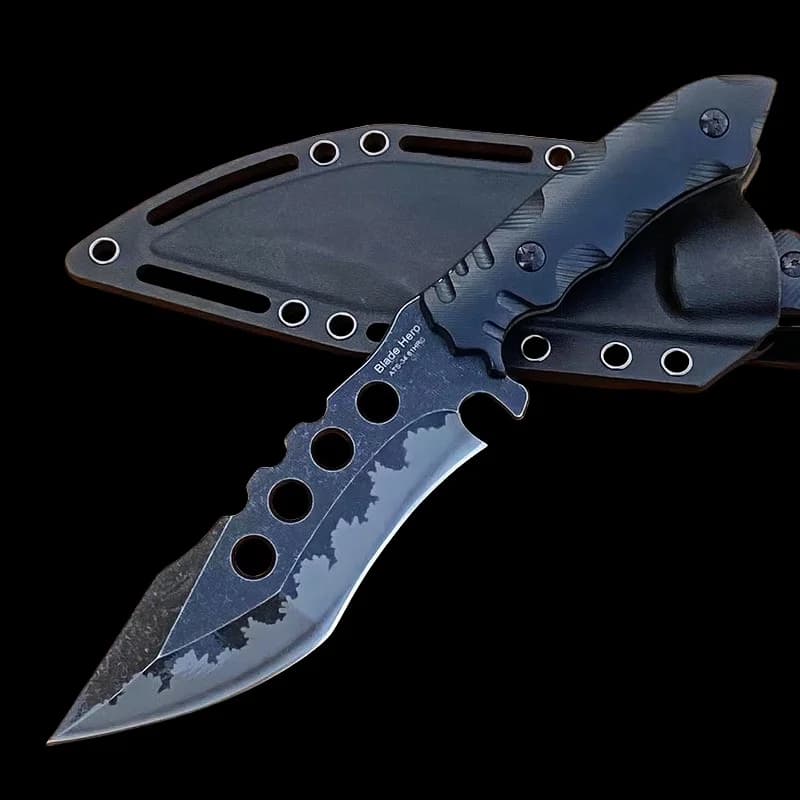 Coltello Compatto da Esterno con Telaio Integrato, Utensile da Taglio Portatile ad Alta Durezza per Uso Outdoor