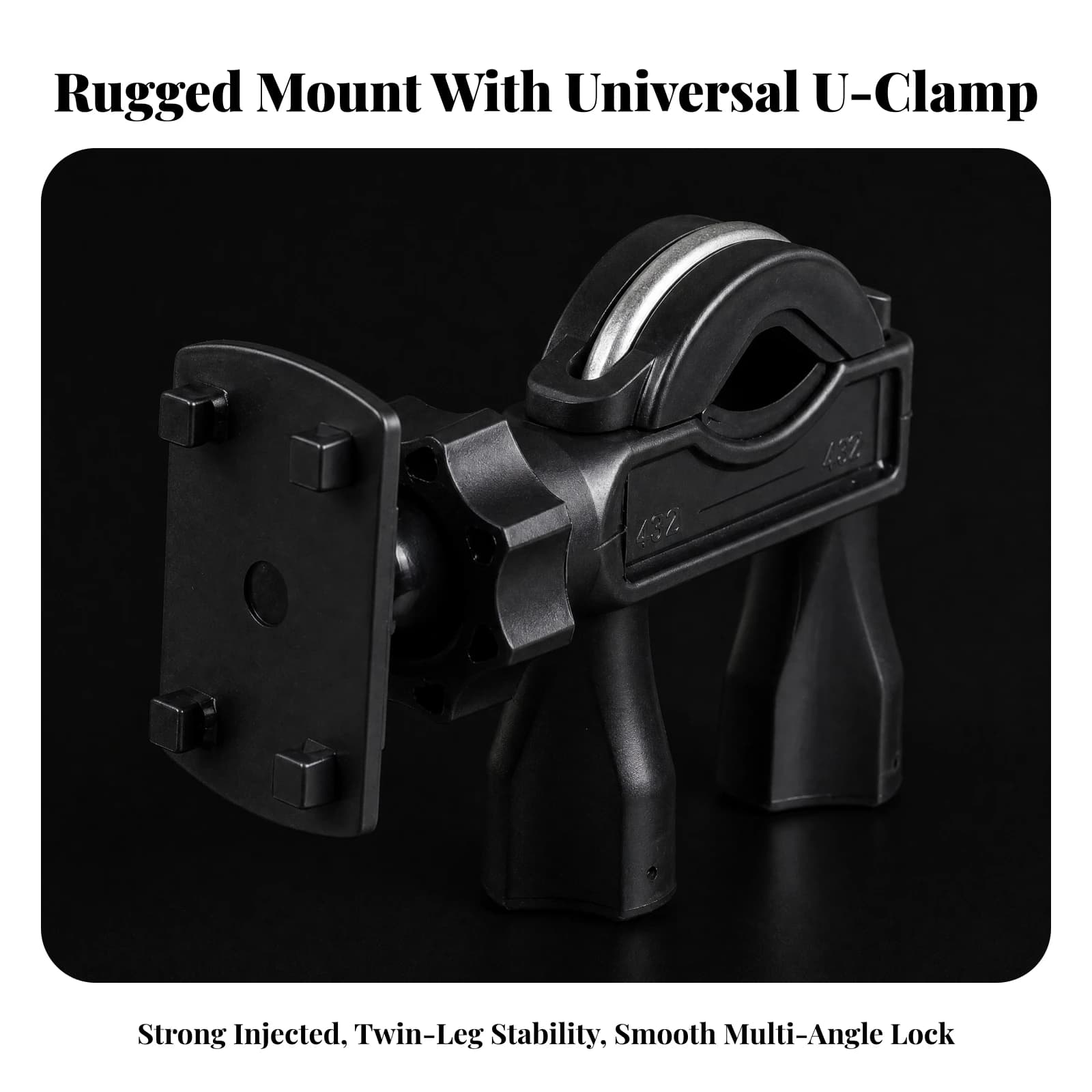 Fishing Rod Holder Easy Relocation Fishing Rod Holder with Clamp Corrosion Resistant Slim for Anglers, Boats, Kayaks