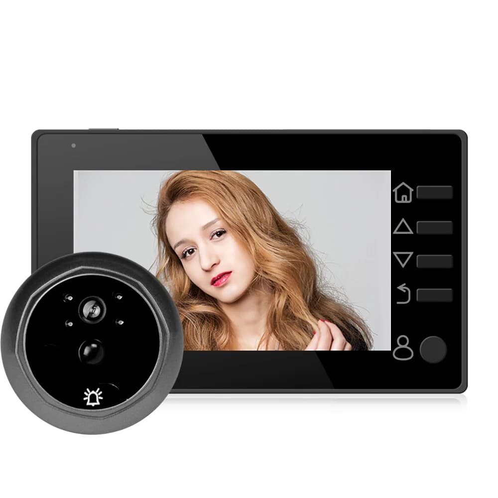 4.3Inch IPS Screen IR Night Vision Motion Detection Video Door Phone Visual Door Viewer Peephole Door Camera Doorbell
