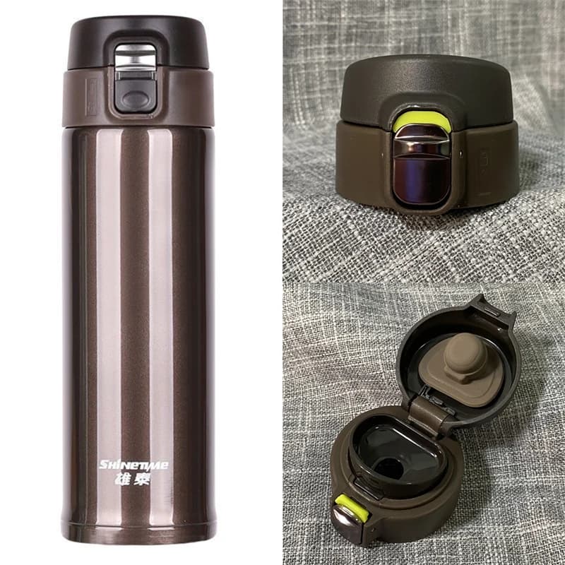 Tappo Universale XTX4848 per Bottiglia d'Acqua Isolata Sottovuoto con Coperchio a Rimbalzo e Beccuccio Dritto - Accessorio per Borraccia