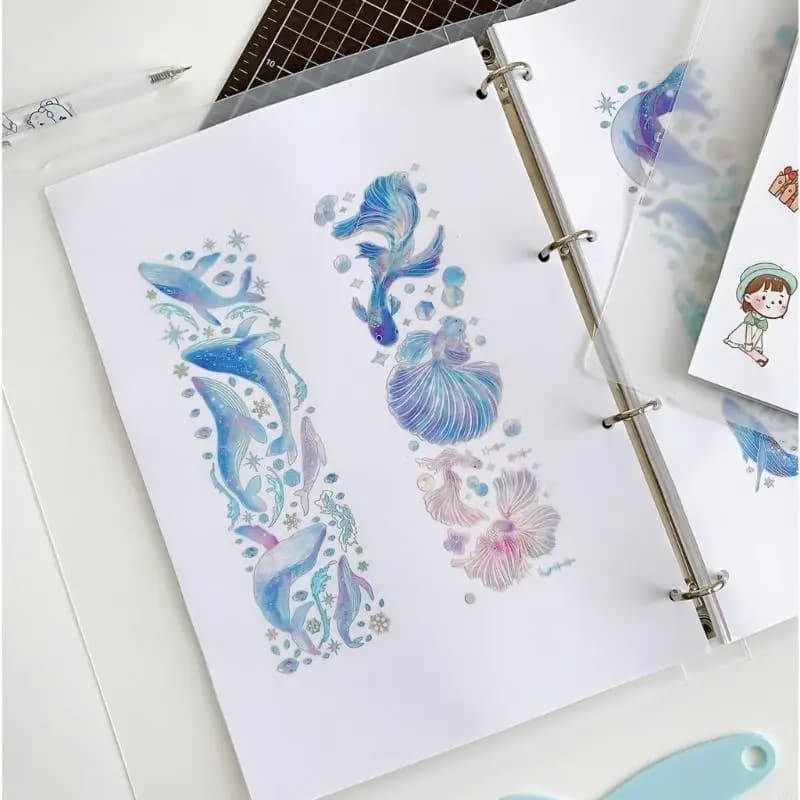 A 5 File Folde Display Book Rings Binders Document Folder School Supplies