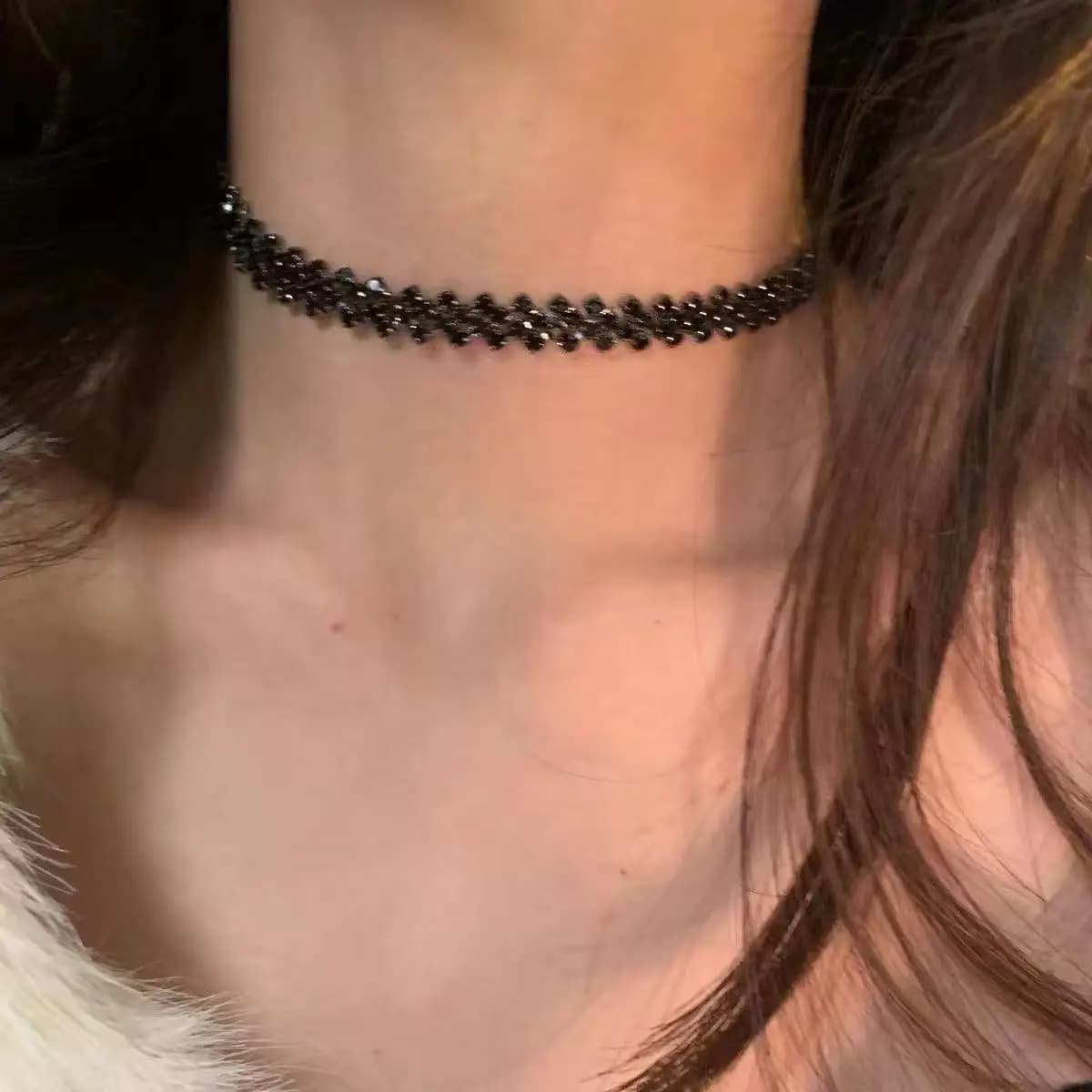 Suitable for summer coolness, double-layer necklace accessories, women's light luxury bracelets, exquisite collarbone chains, ne