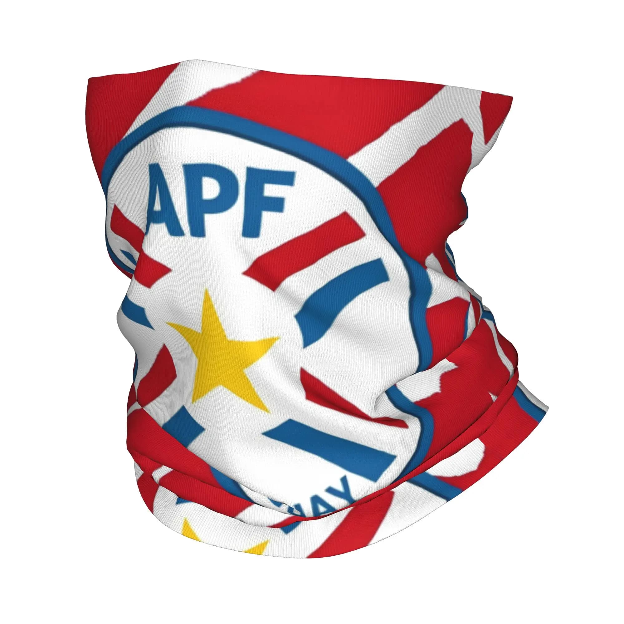 Bandana Paraguay, Copricollo Stampato, Maschera Multifunzione per Motocross, Ciclismo, Unisex, Traspirante