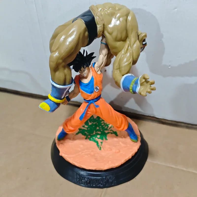 Statua di Goku che Trasporta Nappa di Dragon Ball Z, 19cm, Scena Classica, Figura GK, Modellino da Collezione Anime, Decorazione da Scrivania, Regalo per Ragazzi
