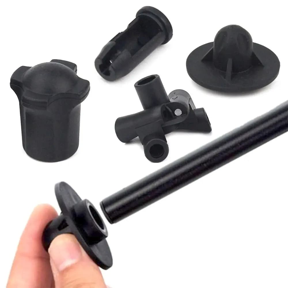 1Set Accessori per sedie da campeggio Coprigambe per sedie lunari Connettore a spina Protezioni per gambe antiscivolo Coprigambe rimovibili anti-cedimento