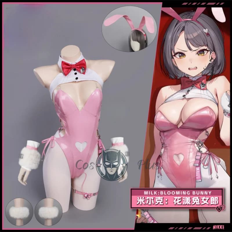 Gioco Anime NIKKE La Dea della Vittoria Latte Costume Cosplay Bunny Girl Uniforme Carnevale di Halloween Abiti da festa di Natale