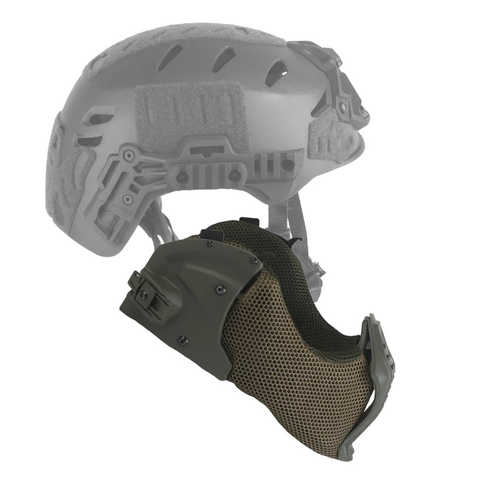 Tattico Team Wendy 3.0 Casco Paradenti Caccia modulare Tiro Airsoft CS Giochi Protettivo Mezza maschera Accessori per casco