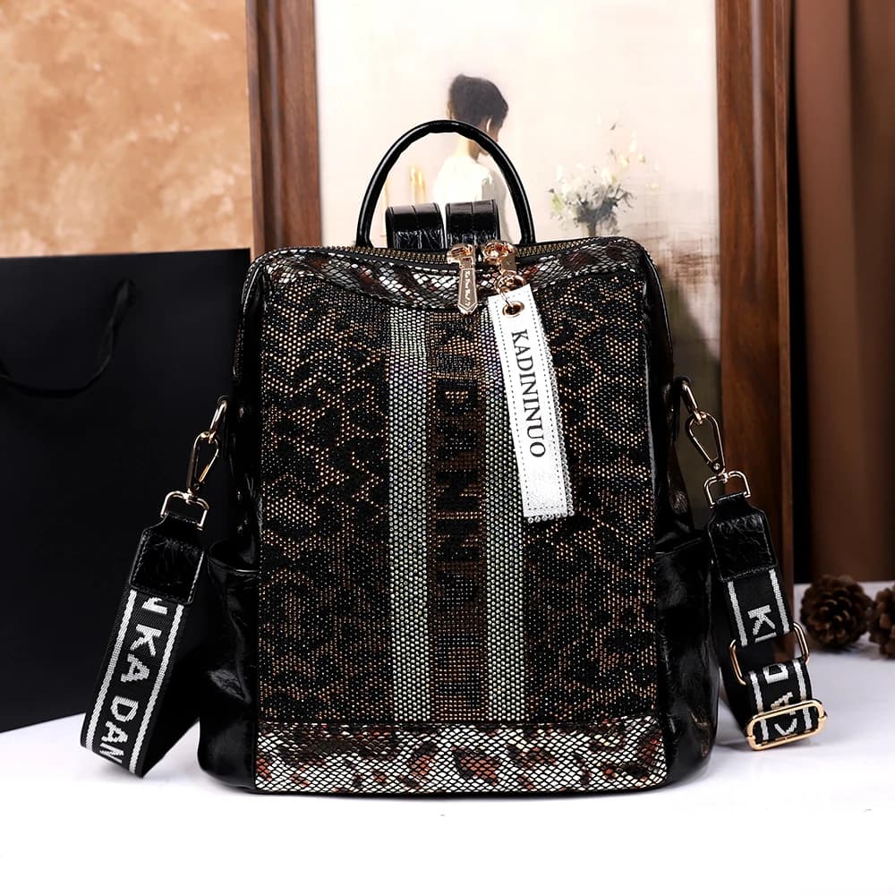 Fashionable and Niche Three-in-one Women's Bag 2025 New Style Fashionable Backpack, Versatile Casual Travel Backpack