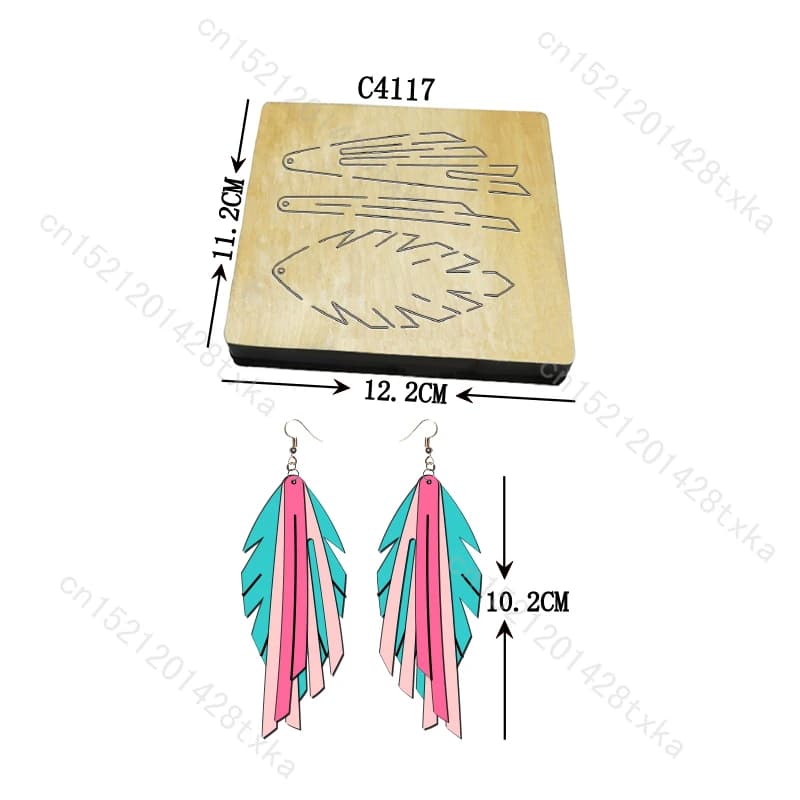 New earrings Wooden Dies Cutting Die Scrapbooking C4117 Multiple style