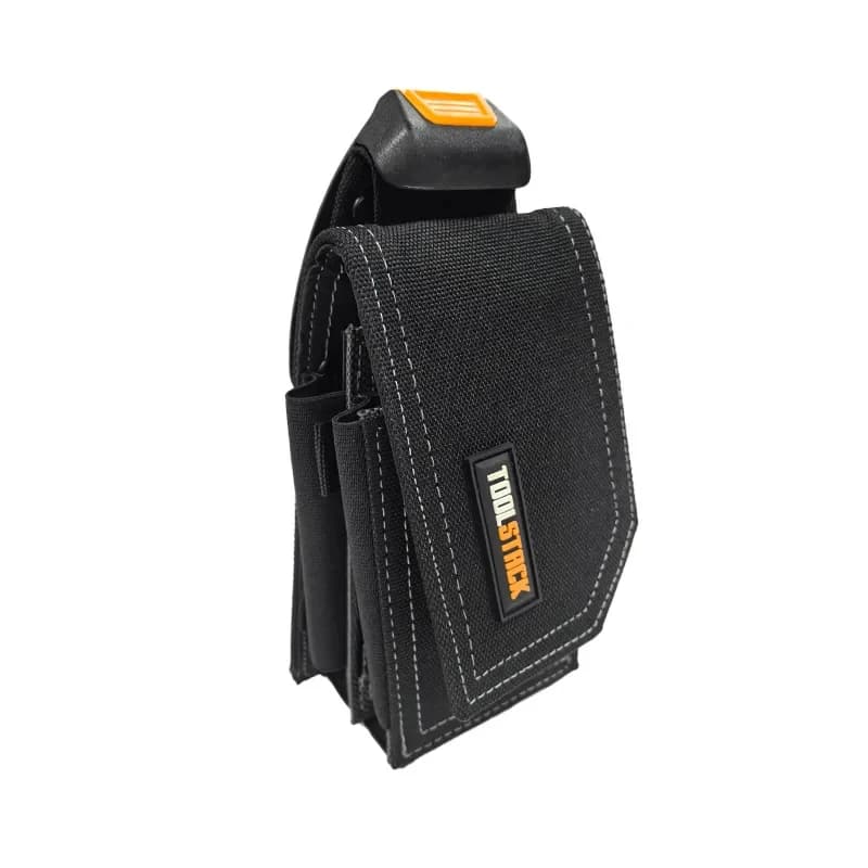 TOOLSTACK Custodia per telefono con gancio rapido, Borsa universale per telefono, Marsupio in tessuto Oxford, Borsa da cintura con clip, Custodia speciale per telefono, Borsa porta attrezzi
