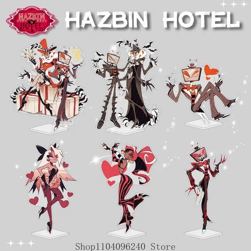 Nessun attributo Figura anime Cartoon Mini Acrilico In piedi Segno Ornamento Regalo di Natale Cartone animato di Halloween Regali di compleanno di Natale