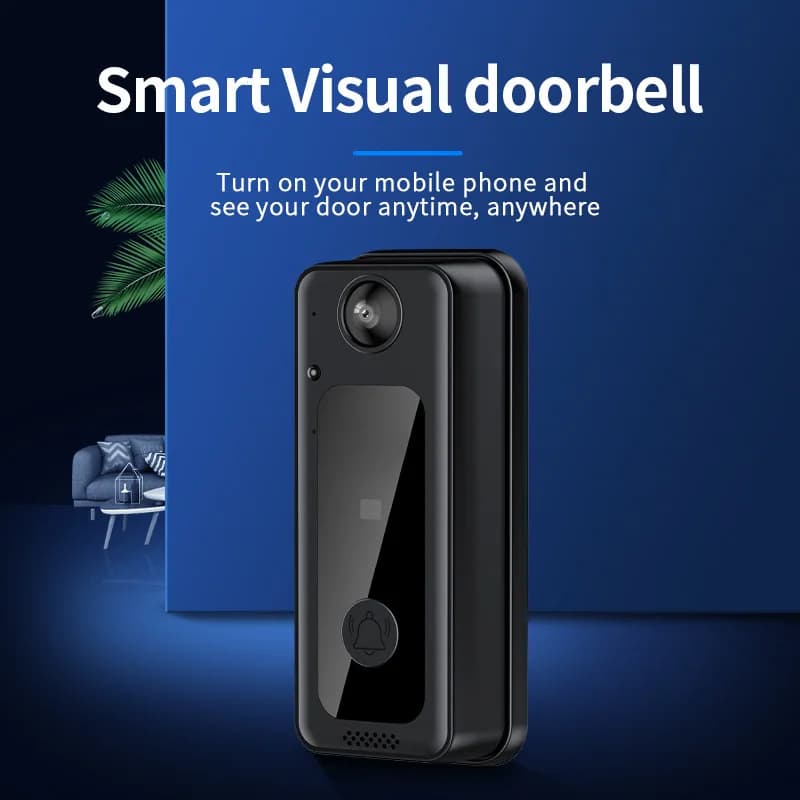 M3 Videochiamata remota Campanello visivo wireless intelligente Visione notturna a infrarossi HD Commutazione intelligente Risparmio energetico Lunga durata