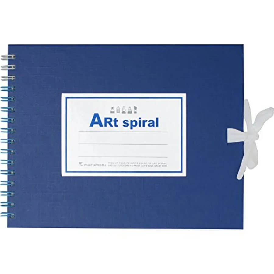 S310-02 Sketchbook F0 Art Spiral Drawing Paper, Thick,,24 Sheets