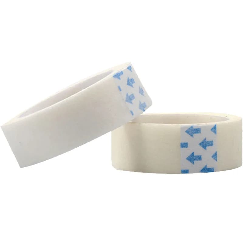 2 rolls of paper strip for extension eyelashes adhesive tape in breathable nonwoven fabric for false emission tool tools for eyelid makeup