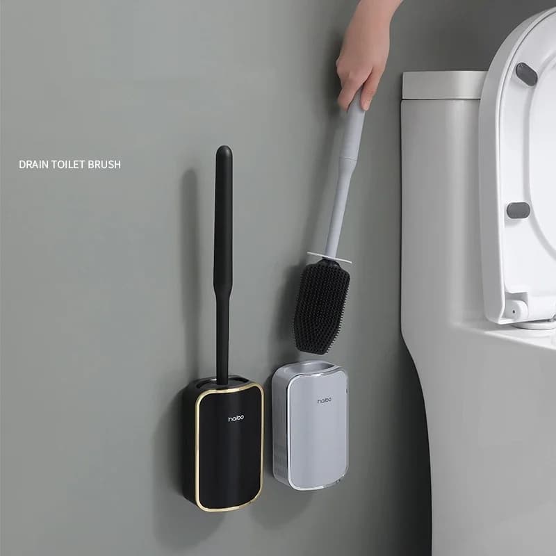 Set scopino per WC a parete, scarico rapido, strumento per la pulizia, accessori per il bagno, lusso