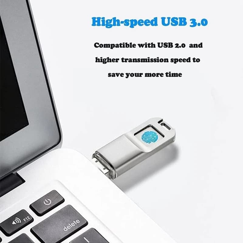 Chiavetta USB 3.0 per impronte digitali A46T Chiave di gestione della privacy identificativa accurata 32G Chiavetta USB per impronte digitali