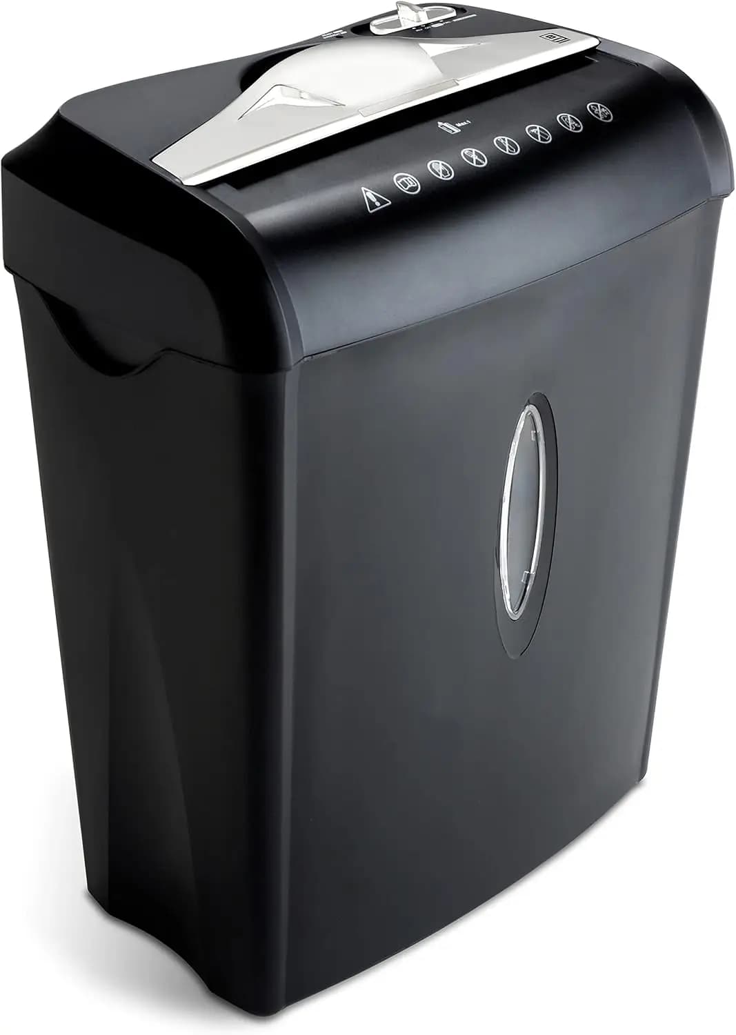 8-Sheet Cross-Cut Paper & Credit Card Shredder, 3.7-Gallon Wastebasket, P-3 Security