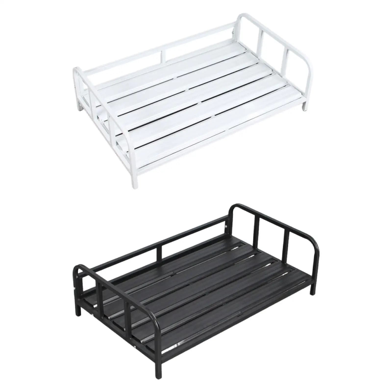 Letto per cani rialzato Confortevole multifunzionale Set rapido Piedini antiscivolo con rotaie Accessori interni traspiranti in acciaio al carbonio