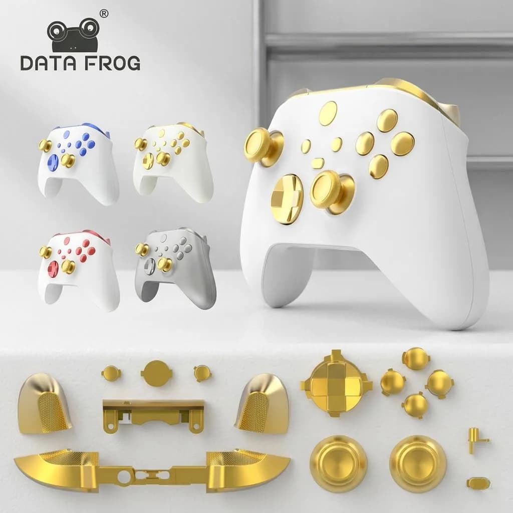 DATA FROG Kit di Ricambio Pulsanti RB LB Bumper RT LT Trigger per Controller di Gioco - Parti di Riparazione