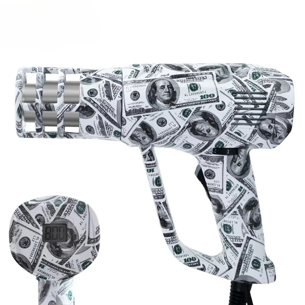 110V/220V Heat Gun 2000W Rated Output Power With Digital Temperature Display Temperature Adjustable Heat Gun