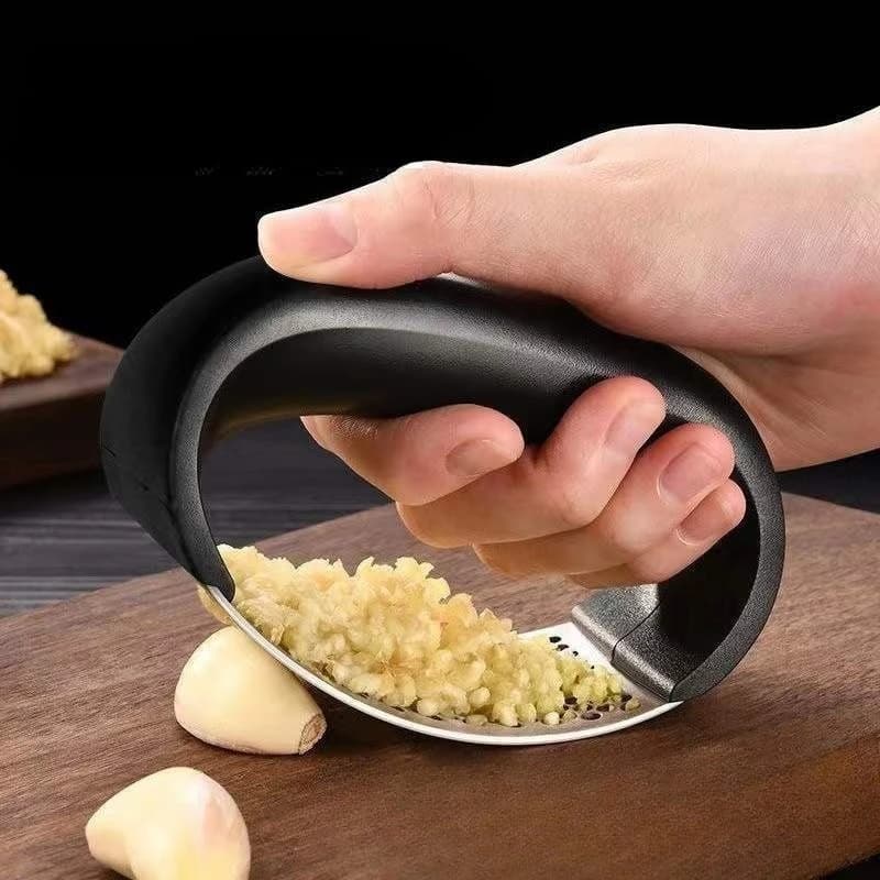 Spremiaglio in acciaio inossidabile Frantoio manuale Tritacarne per aglio Tritare aglio Zenzero Frutta Verdura Strumento Accessori da cucina Gadget
