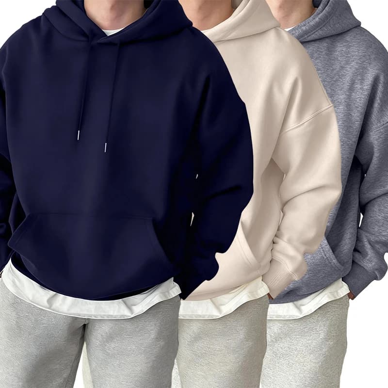 Felpa solida alla moda Sport Comodo tuta in pile Felpe autunnali Uomo Nozioni di base Caldo streetwear Abbigliamento da jogging casual Unisex