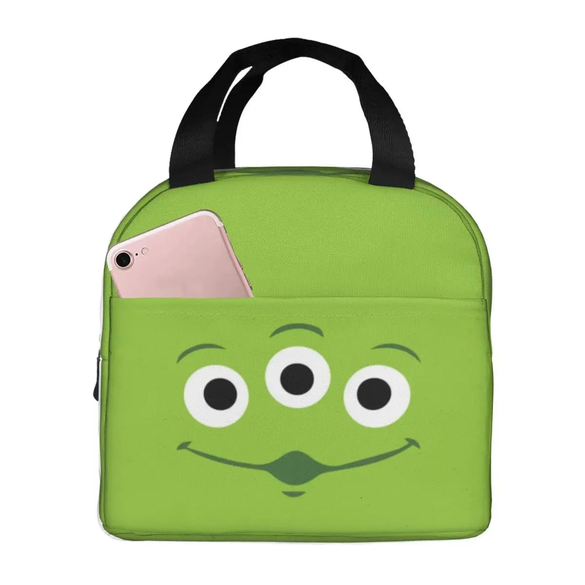 Personalized Lunch Thermal Bag with Temi Anime, Portable Picnic Bag for Open and Food Container