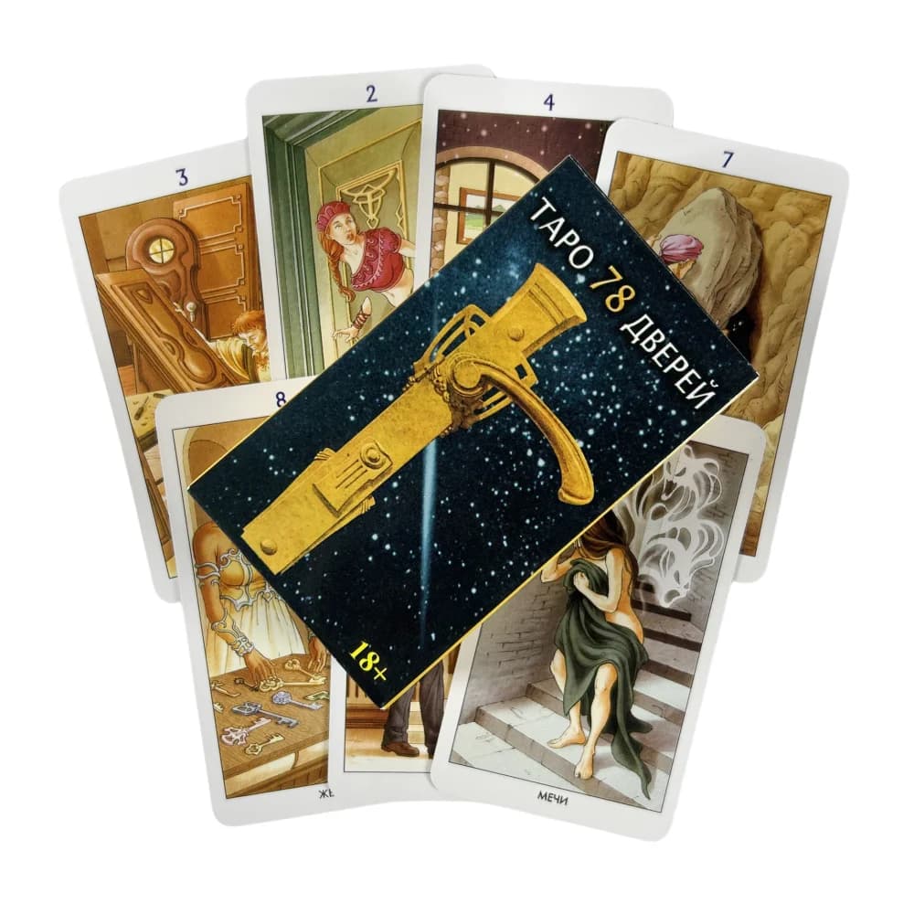 Tarocchi russo TAPO delle 78 porte Un mazzo Oracle Visions Divination Edition Tarocchi Carte Borad Giocando a giochi