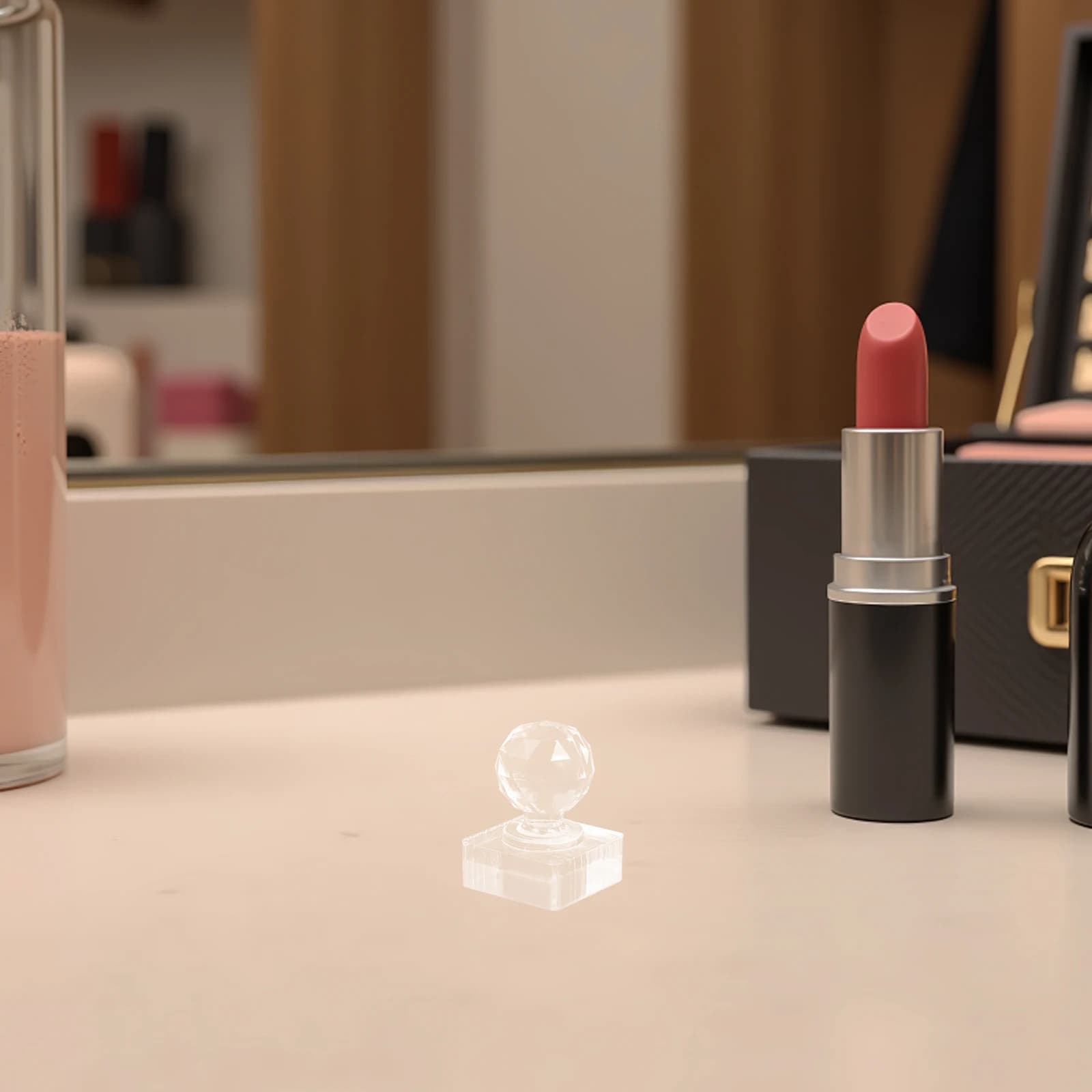 2 Pieces Mould for Umbrella, Stamp for Lighting and Blush, Tool to Repair for Dust Makeup, Stamp for Umbrella