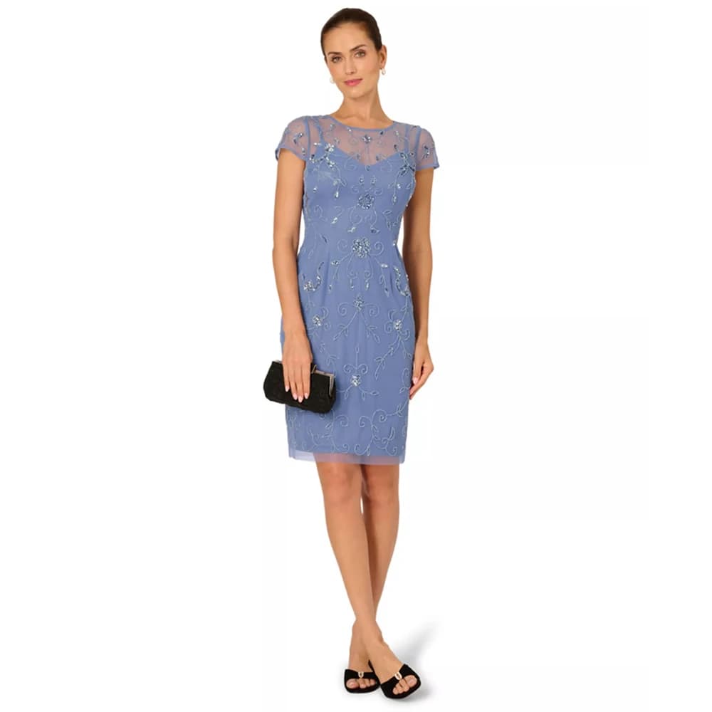 Evening Dresses Womens Formal Evening Gowns 2026 Lace Short Sleeve Wedding Guest Dress Elegant Party Gown Women Formal Dresses