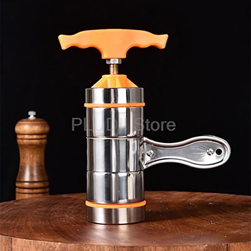 Macchina per fare noodle manuale in acciaio inossidabile con 6 stampi per pasta Macchina per fare pasta multifunzionale per utensili da cucina
