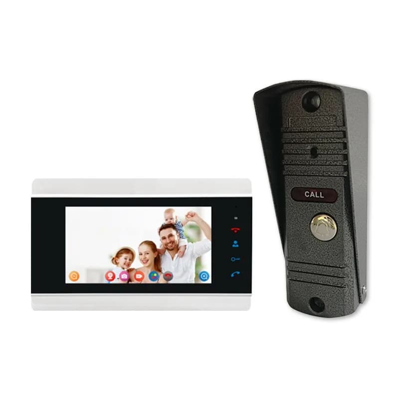 Intelligent Video Doorbell TutyaWIFI Remote Unlocking Home Surveillance Video Intercom Card Swiping System Anti-theft Door
