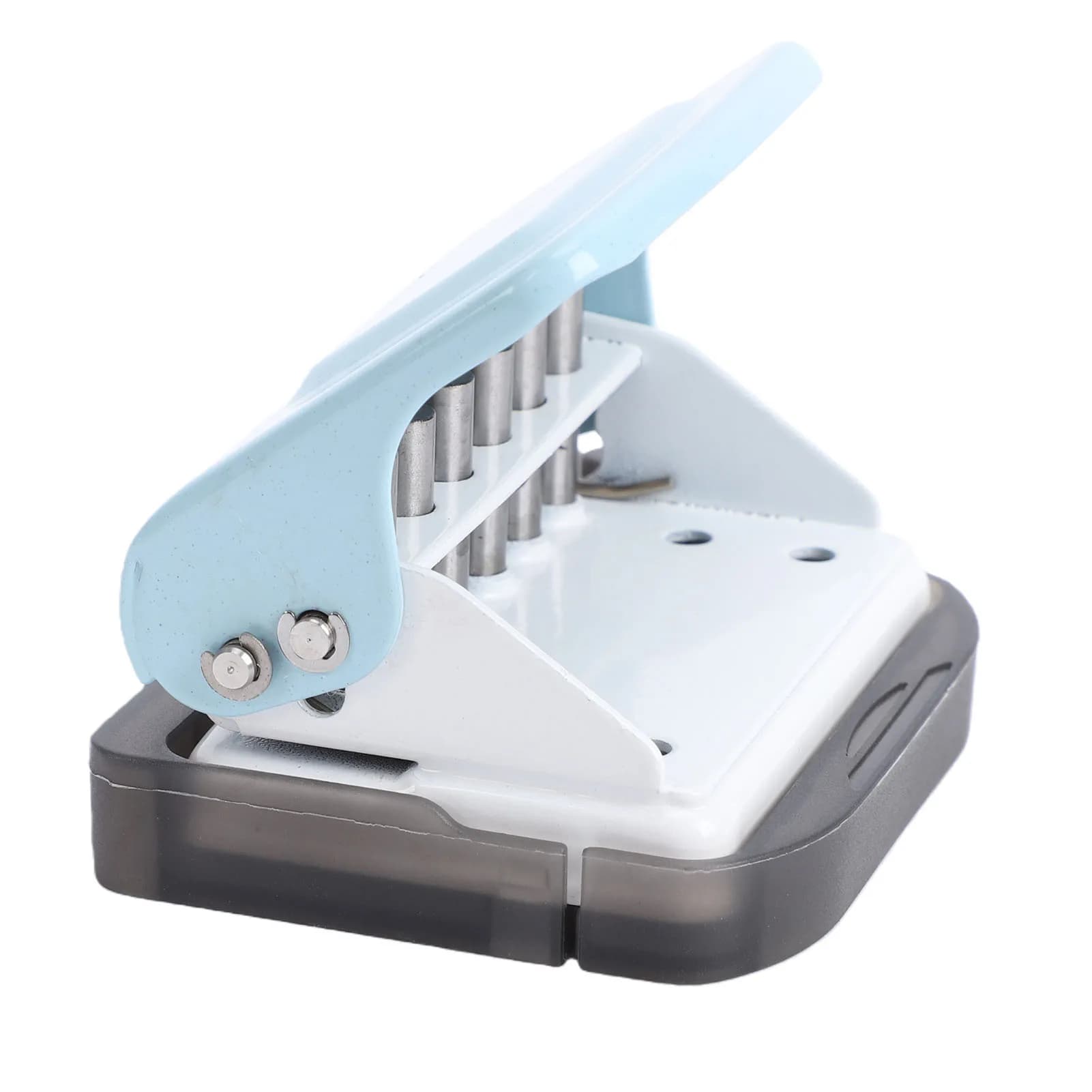 Perforatore a 6 Fori, Diametro Foro 5,5mm, Capacità 8 Fogli, Piccolo Perforatore per Fogli Sciolti, per Planner, Quaderni e Diari