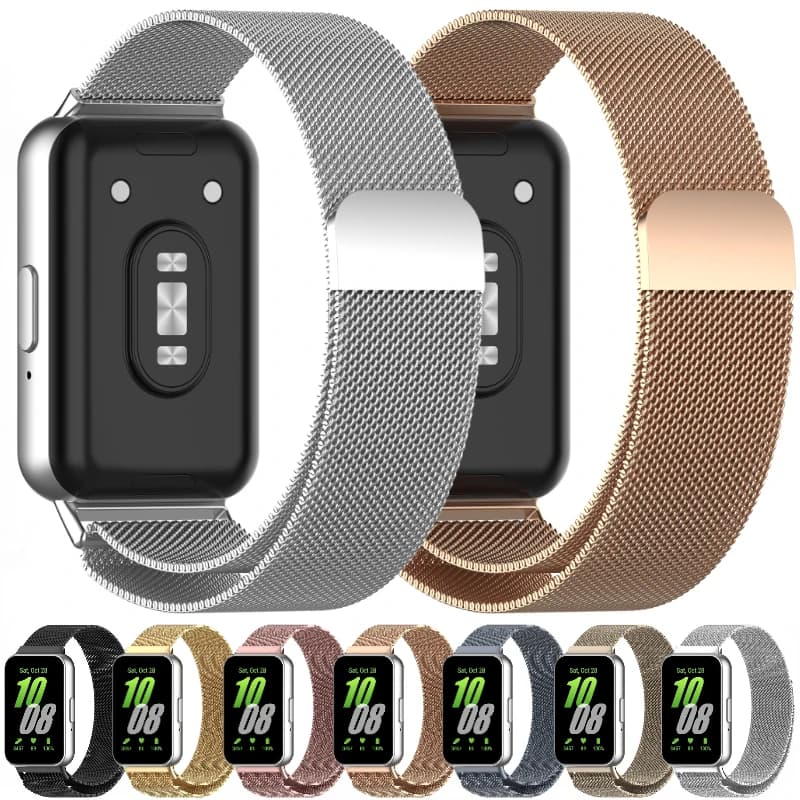 Metal ring bracelet for Samsung Galaxy Fit 3 Milanese magnetic strap for Samsung Galaxy Fit 3 Correa accessories