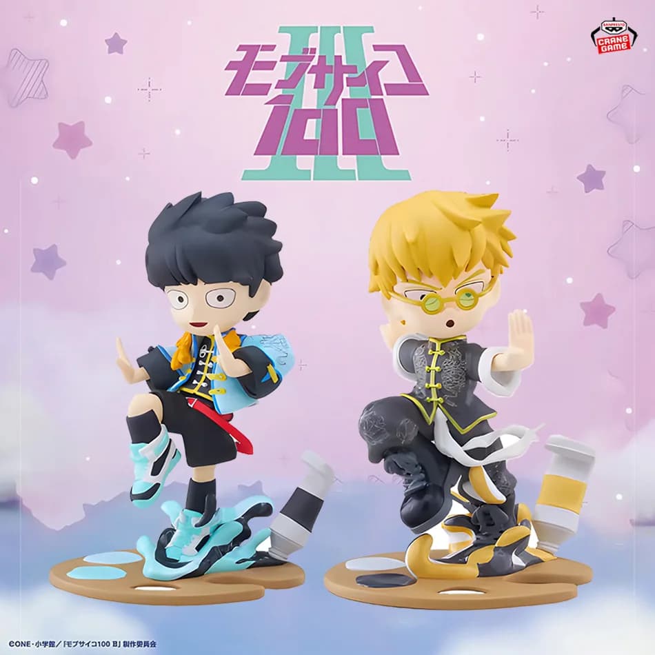 Figura Anime PalVerse Pale Reigen Arataka, Modellino d'Azione in PVC, Giocattolo da Collezione Mob Mobu Saiko Hyaku Disponibile