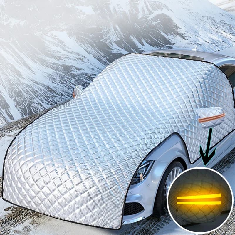 Parabrezza anteriore parasole auto Anti-esposizione isolamento termico Anti-neve Anti-glassa copertura anteriore parasole finestra abbigliamento auto copertura