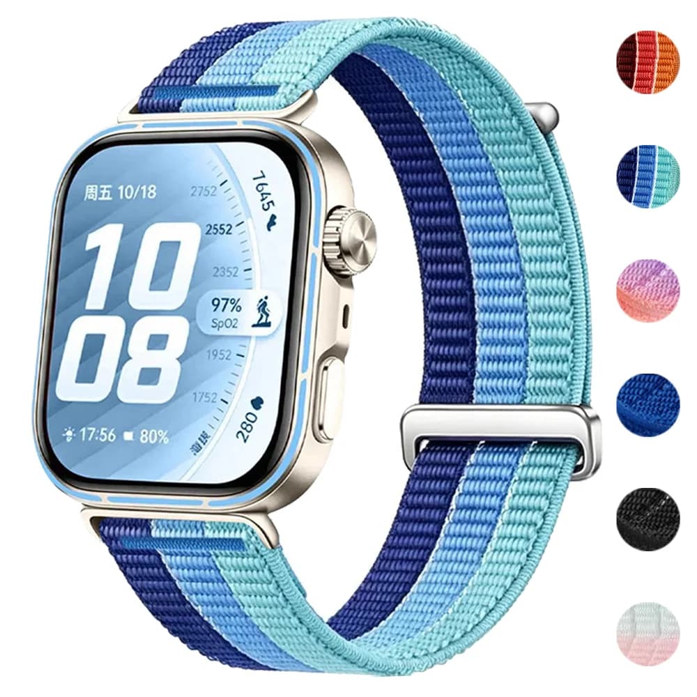 Sport Nylon Band For HUAWEI Watch Fit 5 4 Pro Replacement Wristband Breathable Braided Bracelet For HUAWEI Watch Fit 5 4 3 Strap